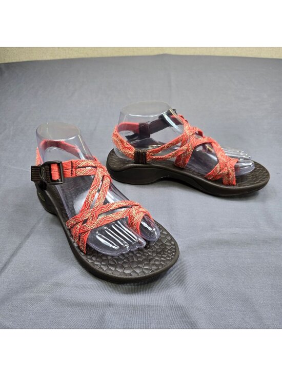 Chaco Shoes - Chaco Womens ZX2 Size 7 Sandals Coral Pink Adjustable Straps